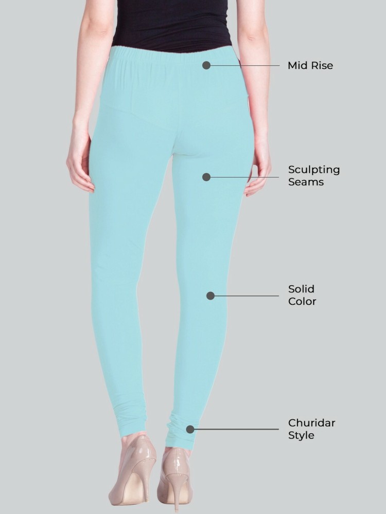 Lyra Leggings : Buy Lyra Blue Coracao Churidar Leggings Online