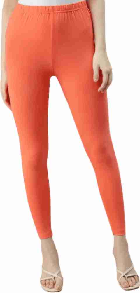 Carrot Solid Ankle Length Leggings