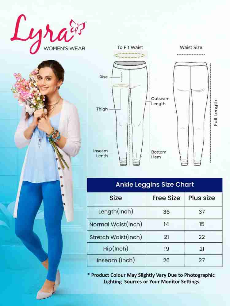 Lyra Ankle Length Western Wear Legging Price in India - Buy Lyra