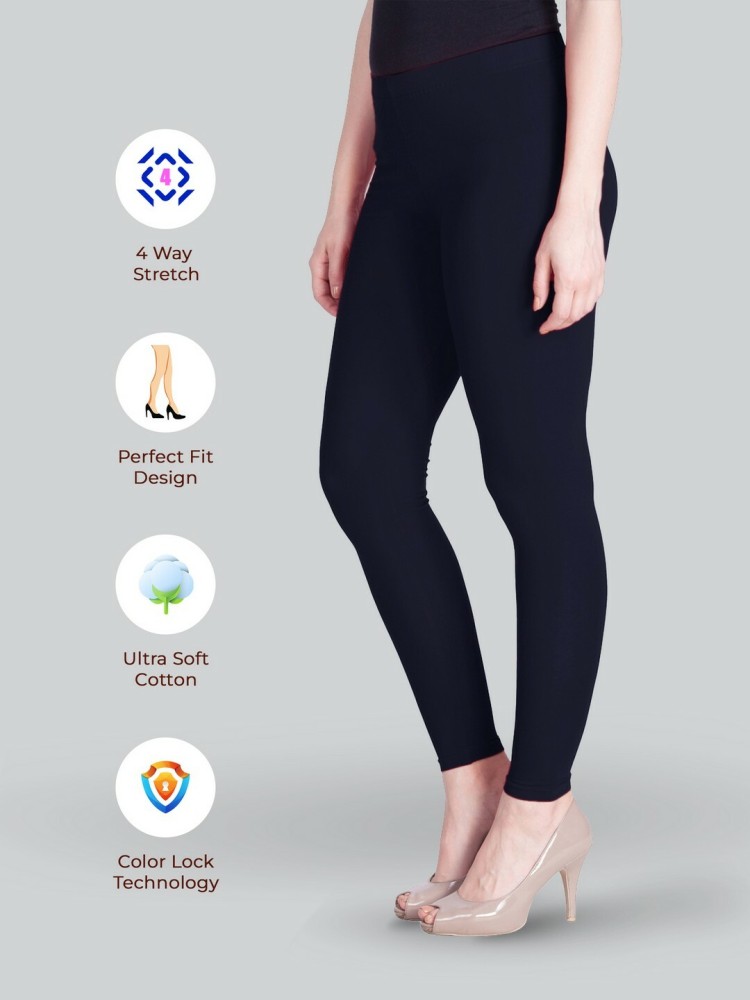Lux Lyra Ankle Length Leggings, Ethnic Wear, Leggings Free Delivery India.