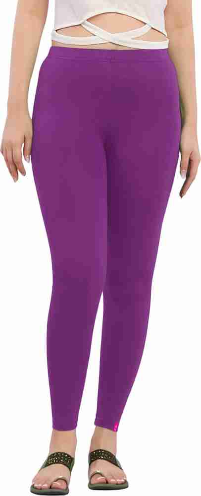 Plum Maroon Viscose Chudidar Legging