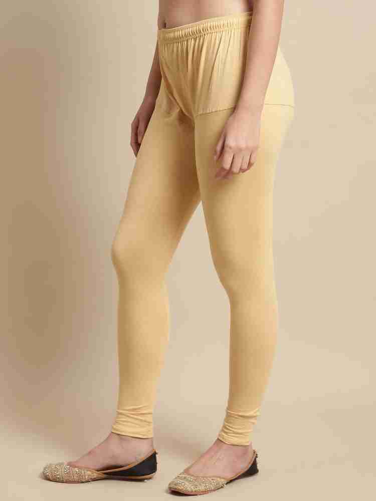 Buy KEX Beige Indian Churidar Cotton Casual wear Silm fit churidar