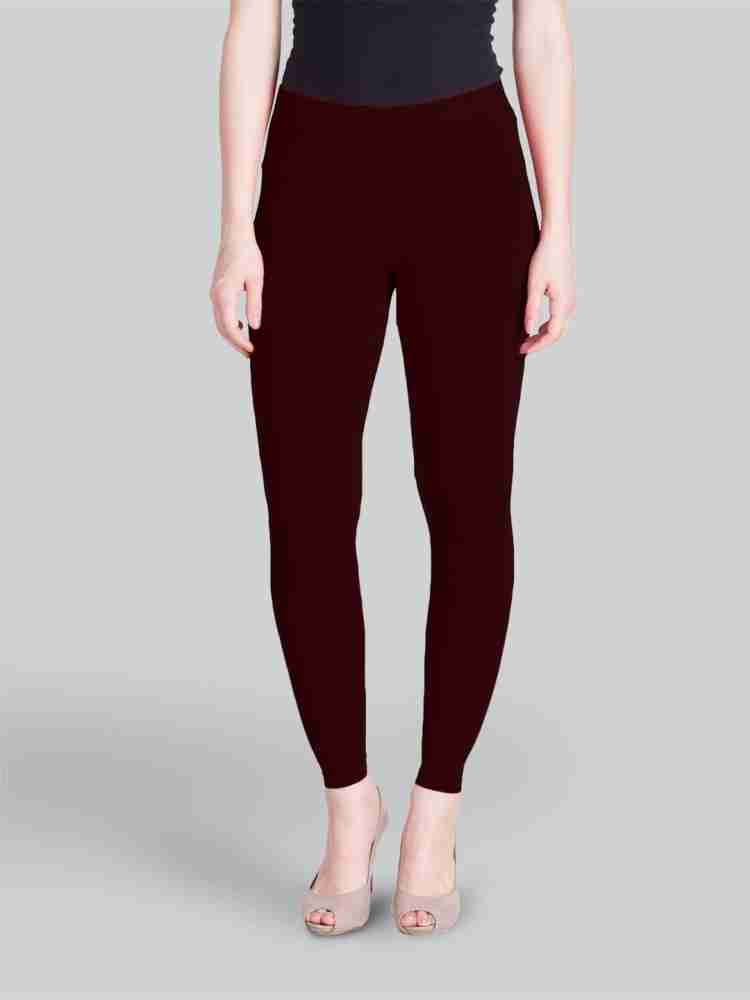 Buy Maroon Leggings for Girls by LYRA Online