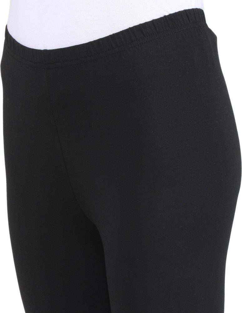 Buy Women Off White Solid Legging Online in India - Monte Carlo