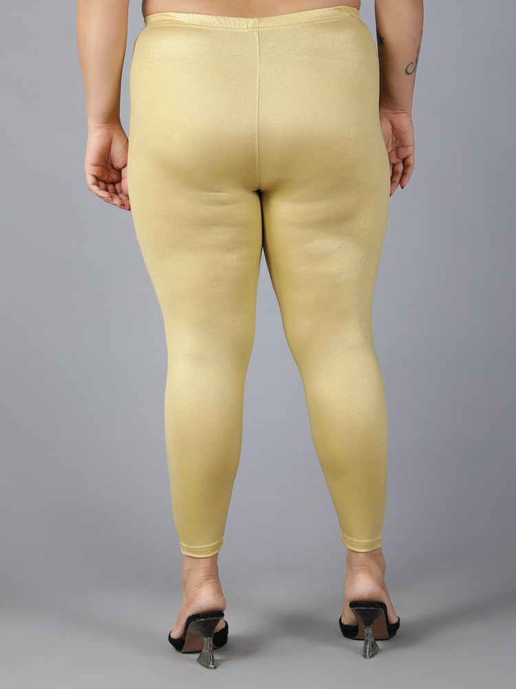 Plus size shimmer leggings top