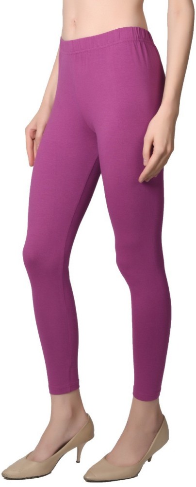 Light Purple Cotton Lycra Chudidar Ladies Legging, Casual Wear at