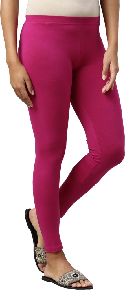 GO COLORS Women Plain Cotton Ankle Length Leggings (Size - S, Ecru) in  Chennai at best price by New Mani Textile - Justdial