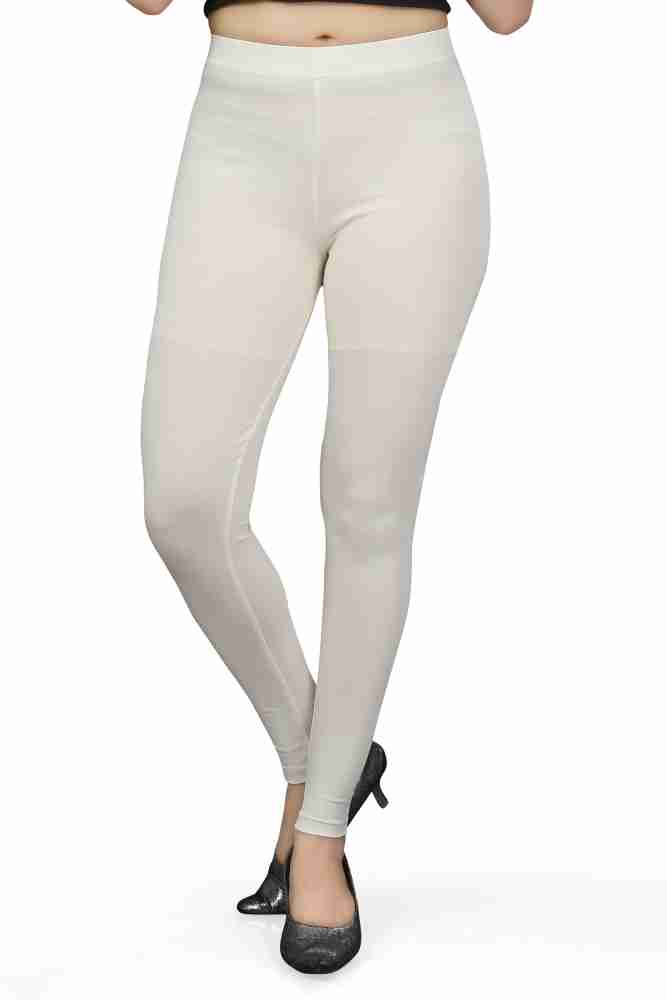 Buy White Leggings for Women by DOLLAR MISSY Online