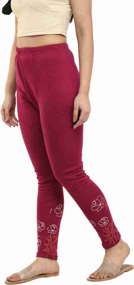 Buy online Brown Solid Woolen Legging from winter wear for Women by  Valles365 By S.c. for ₹499 at 74% off