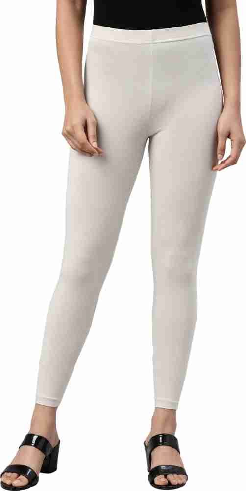 GO COLORS Women Cotton, Elastane Ankle Length Churidar Legging (XL