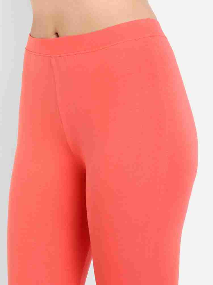 Carrot Solid Ankle Length Leggings