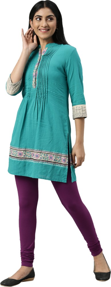Buy Go Colors Women Solid Color Churidar Legging - Lt. Orange Online - Lulu  Hypermarket India