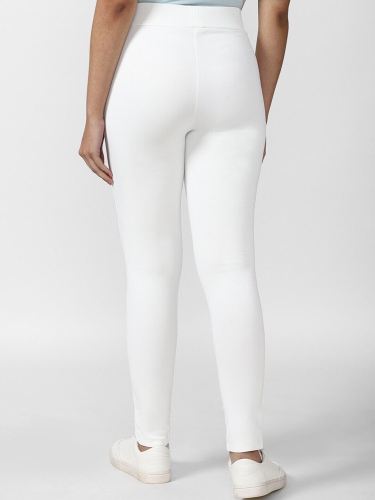 Forever 21 shop white leggings