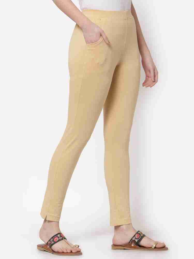 Ngt Super Soft Cotton (pack Of 2) Ankle Length Leggings For Women And Girls.