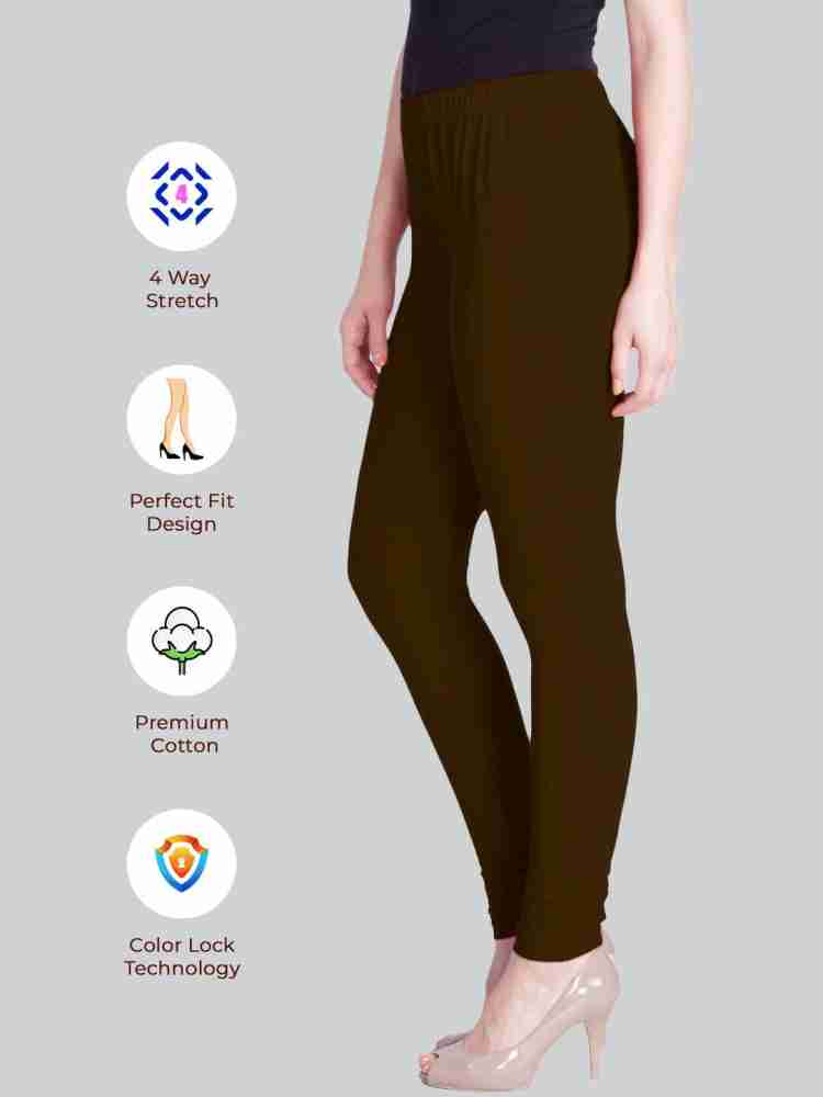 Buy Lyra Tan Brown Churidar Leggings online