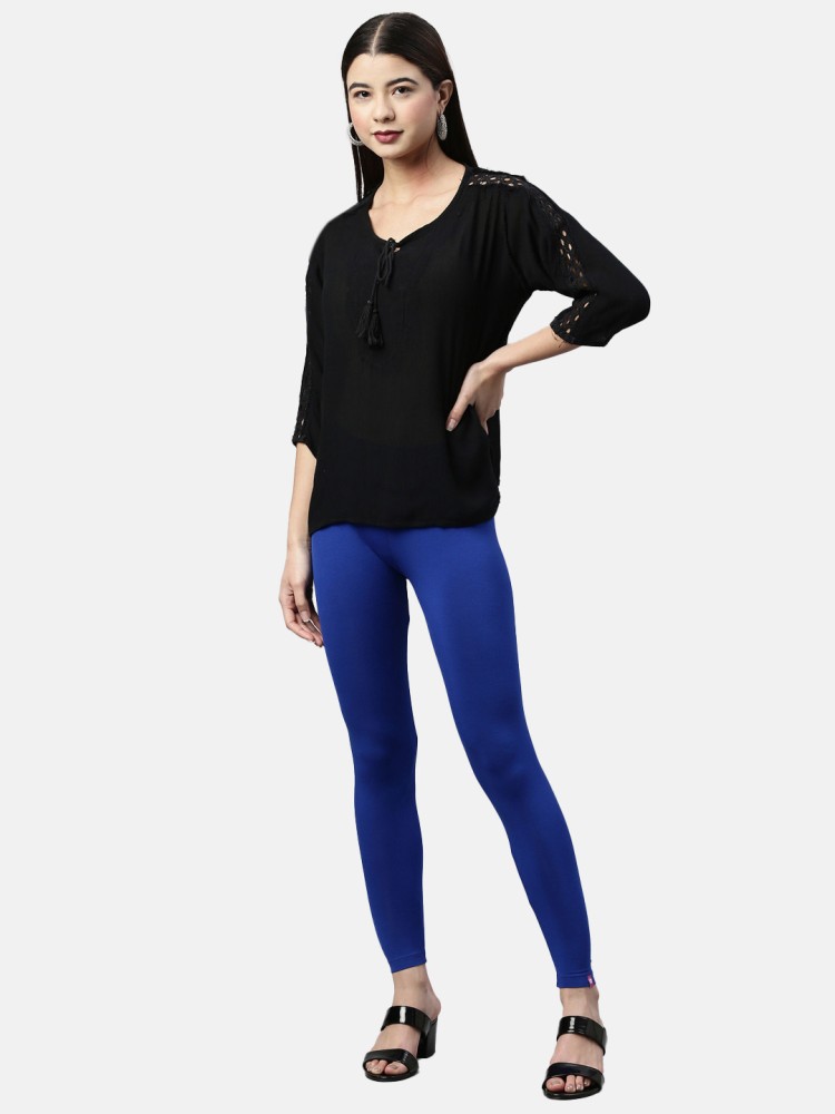 Buy Blue Leggings for Women by MISSIVA Online