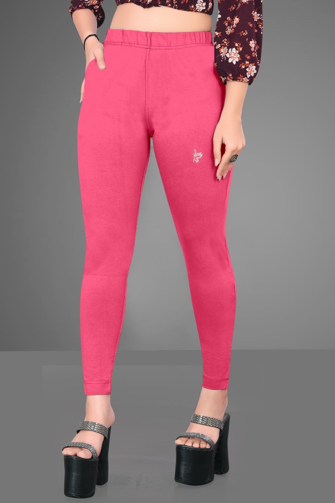 Buy Fuchsia Pink Leggings for Women by SRISHTI Online