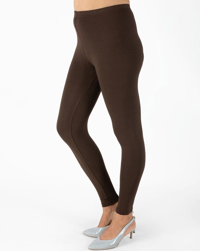 Parrot green Colour Ankle Length Leggings