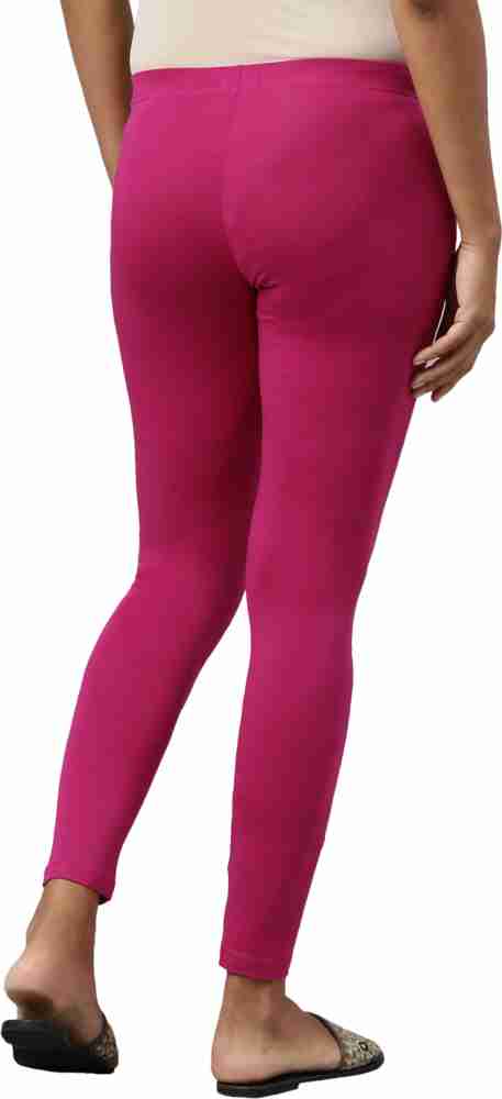 GO COLORS Cotton Solid, Elastane Ankle Length Legging (M, Light Ink Blue)  in Meerut at best price by Data Ram Agency - Justdial