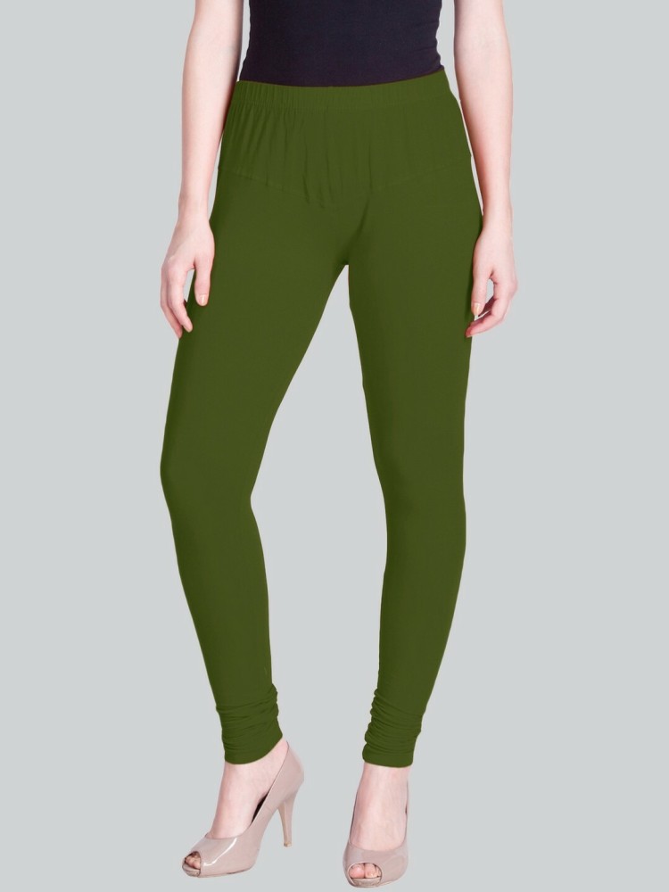 Buy Lyra Grass Green Churidar Leggings online