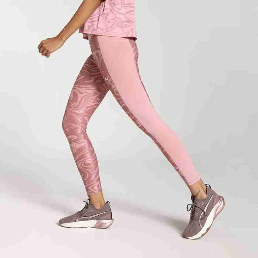 PUMA Solid Women Pink Tights - Buy PUMA Solid Women Pink Tights