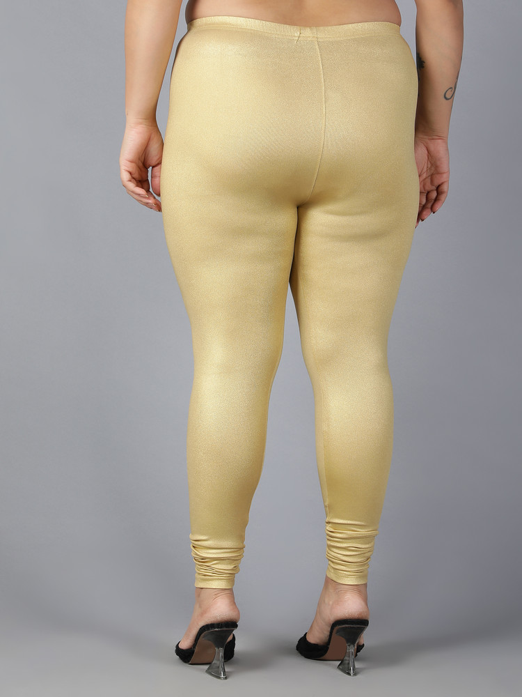 Gold churidar leggings 2025