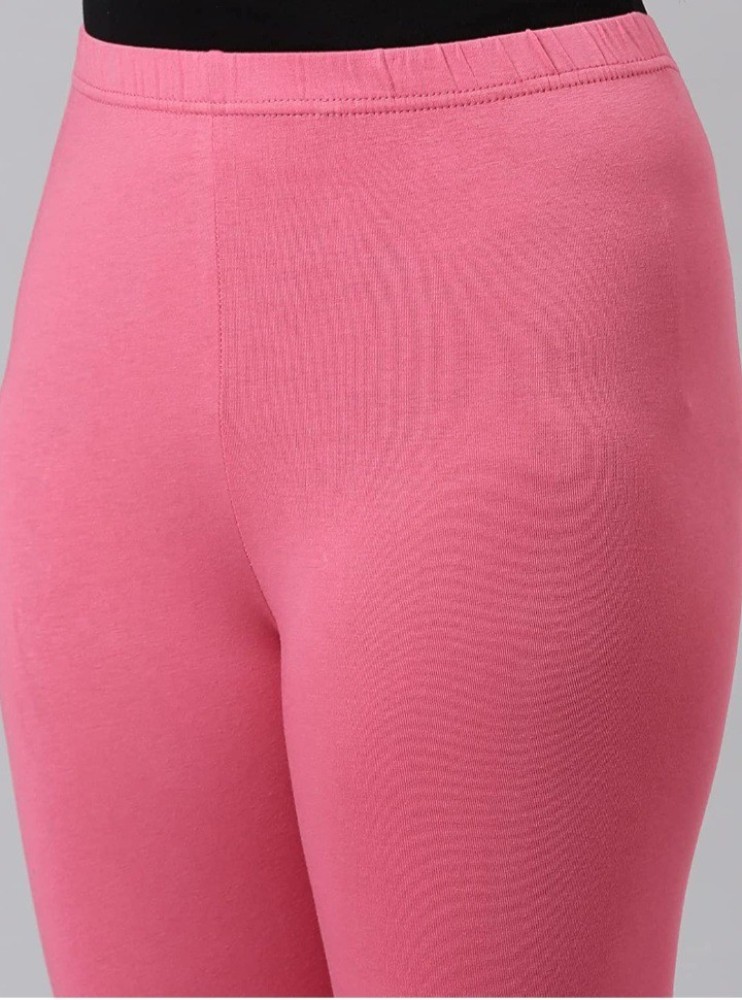 Buy Lyra Women's Dark Pink solid Ankle Leggings Online at Best Prices in  India - JioMart.