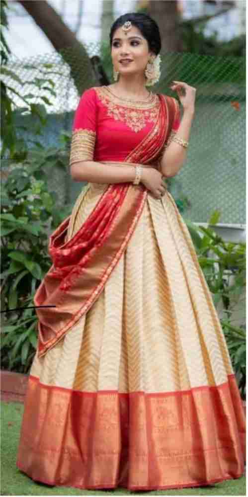 Lehenga half saree in flipkart sale