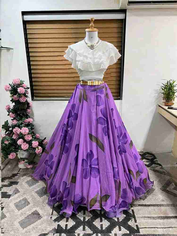 Umbrella cut skirt and cheap top