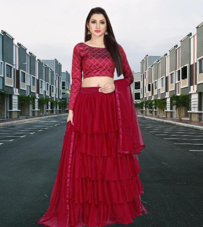 Ruffle Lehenga - Buy Latest Designer Lehenga for Women Online 2023