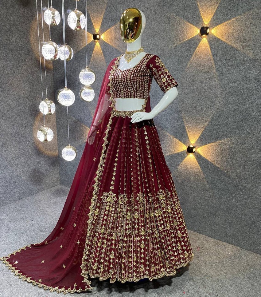 Bridal lehenga on flipkart best sale