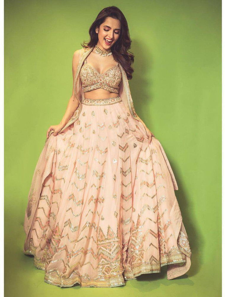 Semi stitched lehengas top