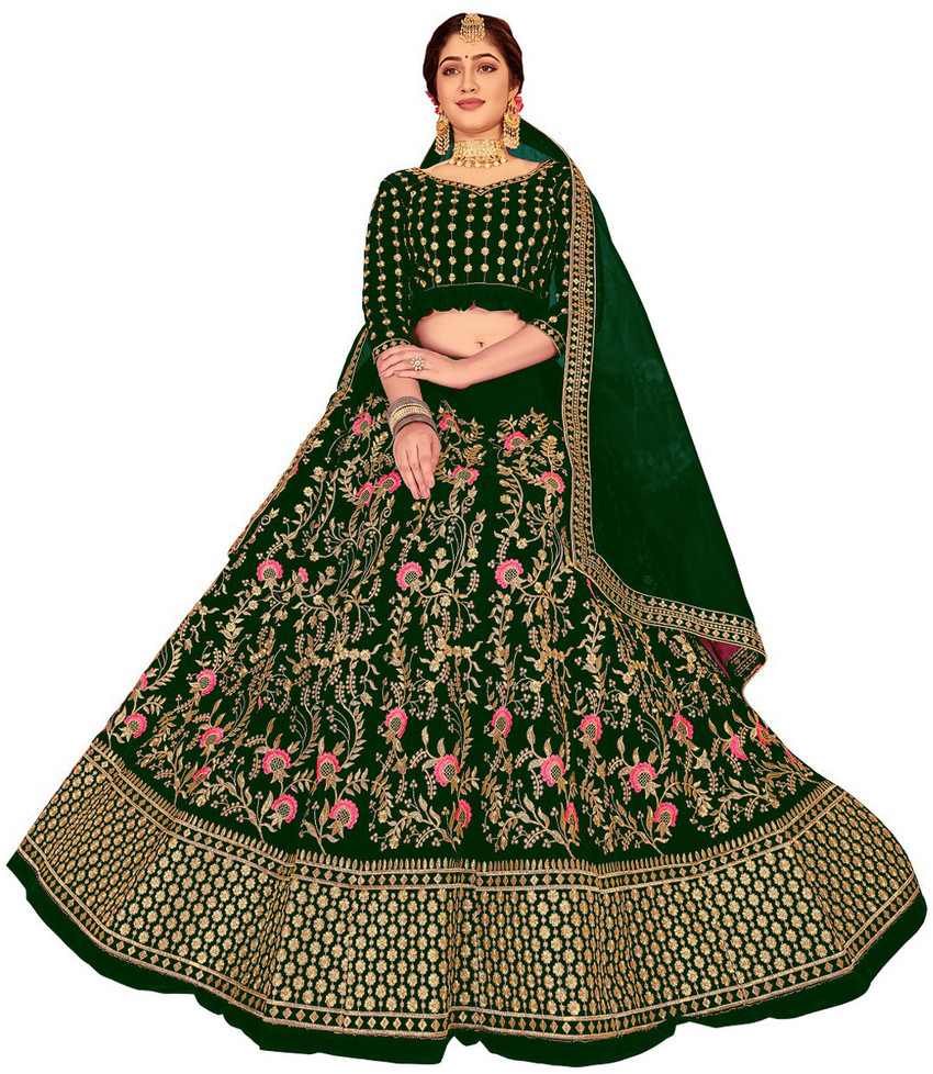 Vetrokart Embroidered Semi Stitched Lehenga Choli Buy Vetrokart Embroidered Semi Stitched Lehenga Choli Online at Best Prices in India Flipkart
