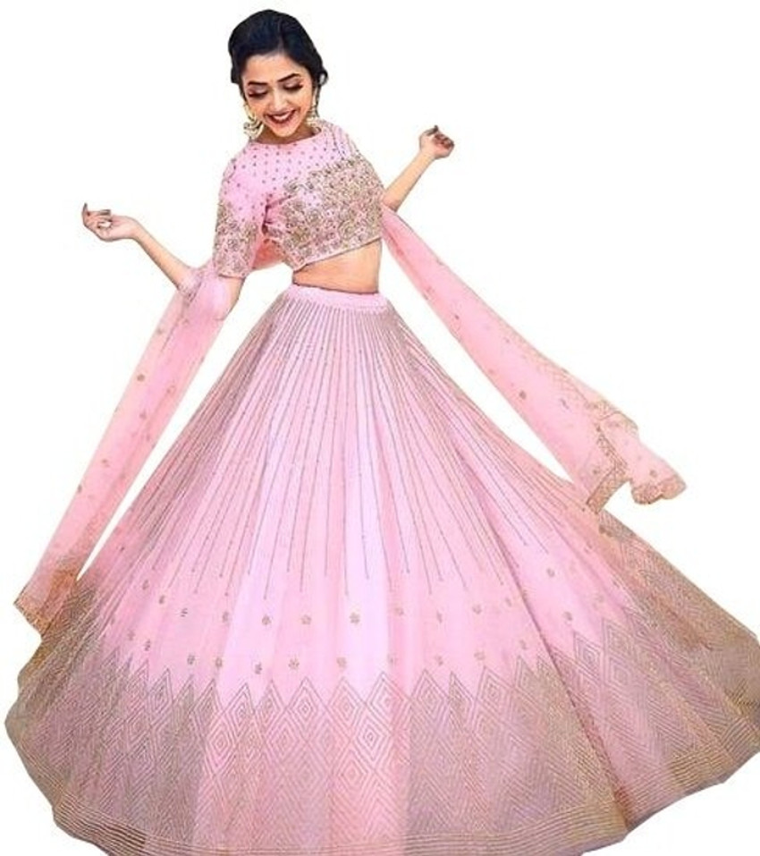 Ashohini Embroidered Semi Stitched Lehenga Choli - Buy Ashohini Embroidered  Semi Stitched Lehenga Choli Online at Best Prices in India | Flipkart.com