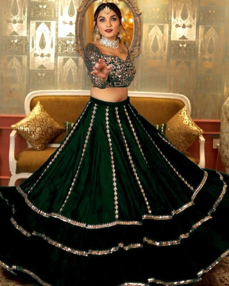 Flipkart lehenga shop choli with price