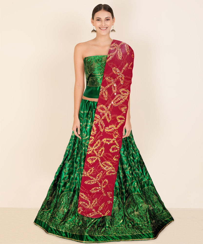 RAJSHAKTI BOUTIQUE Self Design Semi Stitched Lehenga Choli Buy