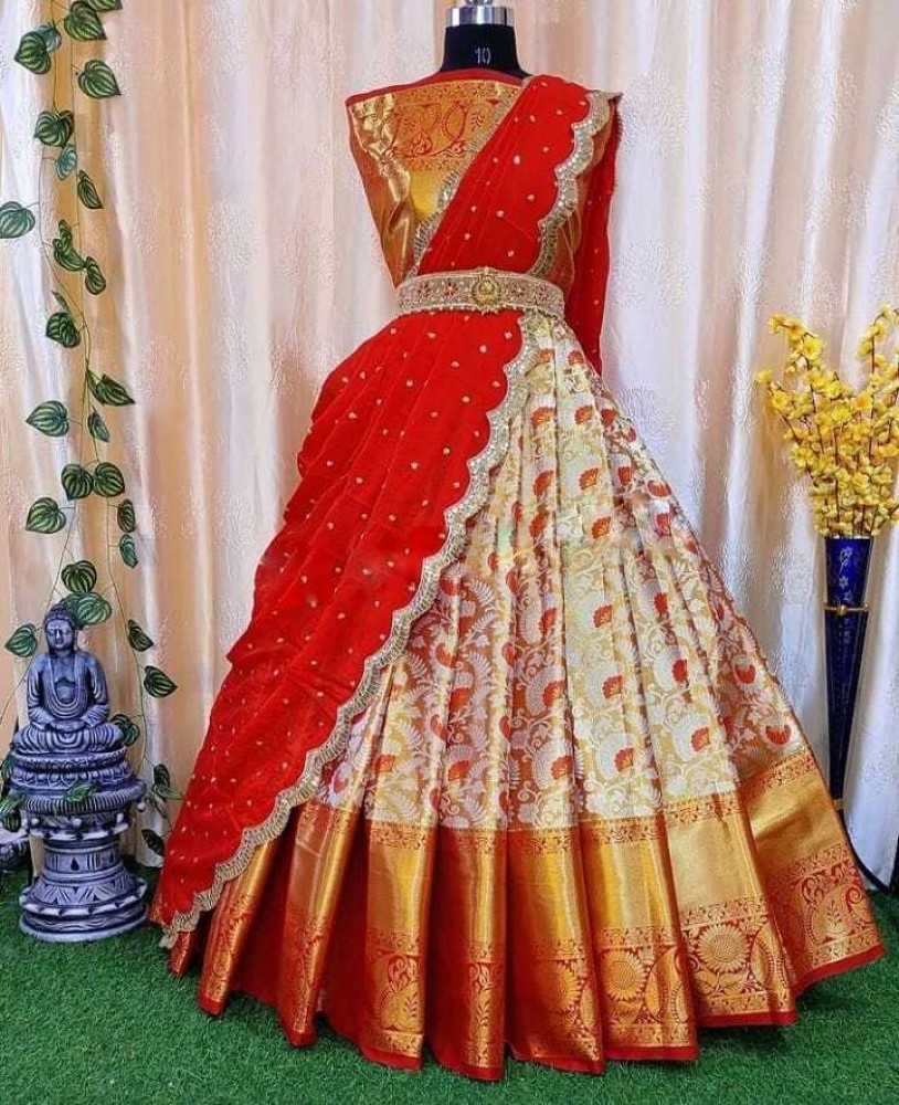 Lehenga half saree in flipkart best sale