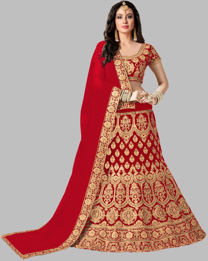 Bridal lehenga with best sale price flipkart