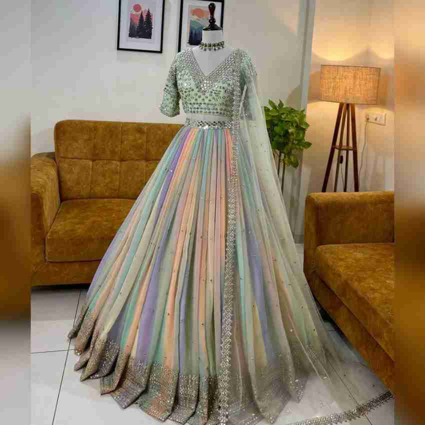 HOGSY Embroidered Printed Semi Stitched Lehenga Choli Buy HOGSY Embroidered Printed Semi Stitched Lehenga Choli Online at Best Prices in India Flipkart