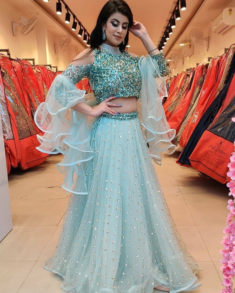 DD s creation Embellished Semi Stitched Lehenga Choli