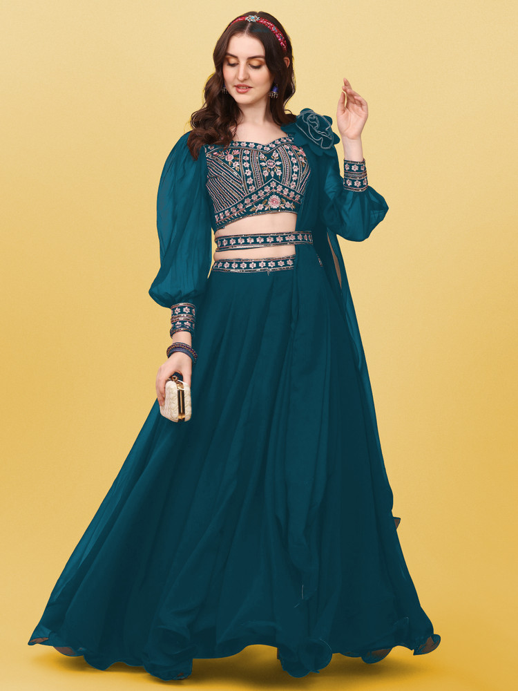 Flipkart indo hot sale western lehenga