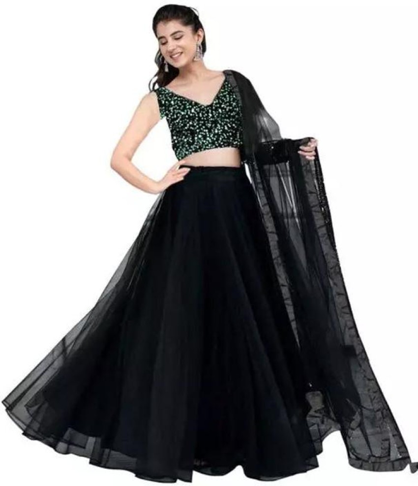 Rise On Fab Self Design Semi Stitched Lehenga Choli Buy Rise On