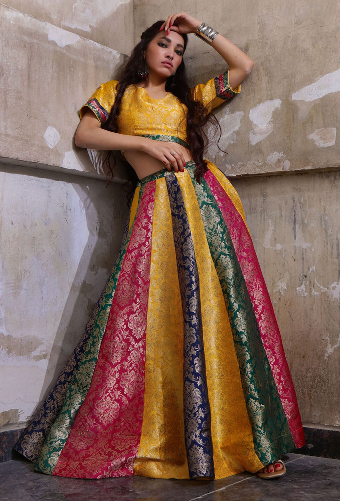 Short choli top design
