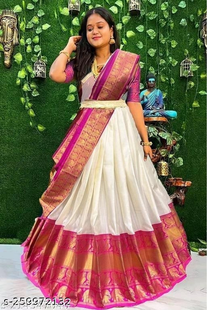 UniqueSons Self Design Semi Stitched Lehenga Choli Buy