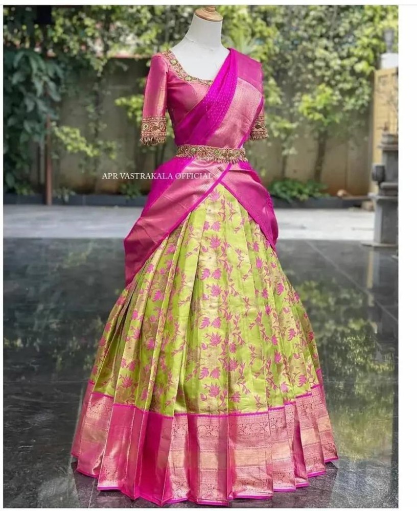 Lehenga half saree in flipkart sale