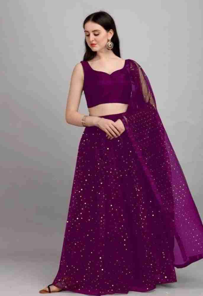 KRIMAA Embellished Semi Stitched Lehenga Choli - Buy KRIMAA