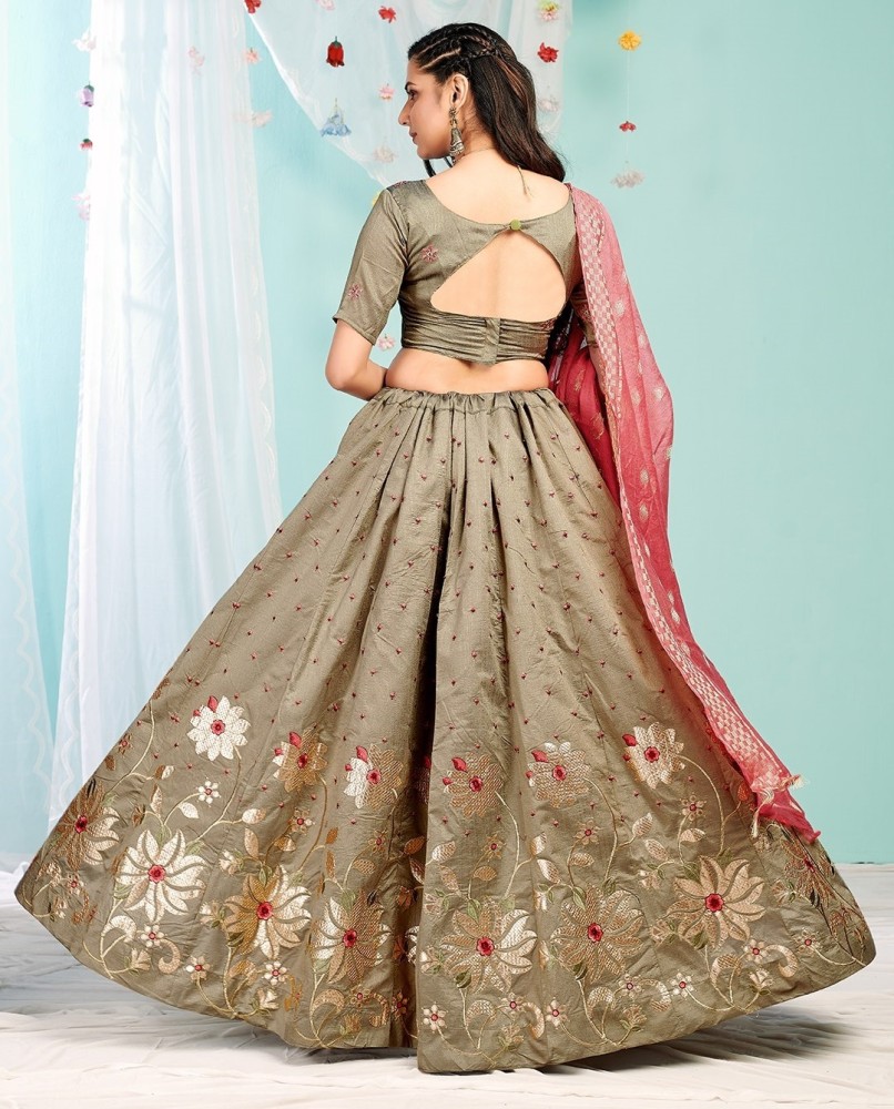 Buy online Floral Printed Lehenga Choli With Dupatta from ethnic wear for  Women by Anara for ₹899 at 81% off