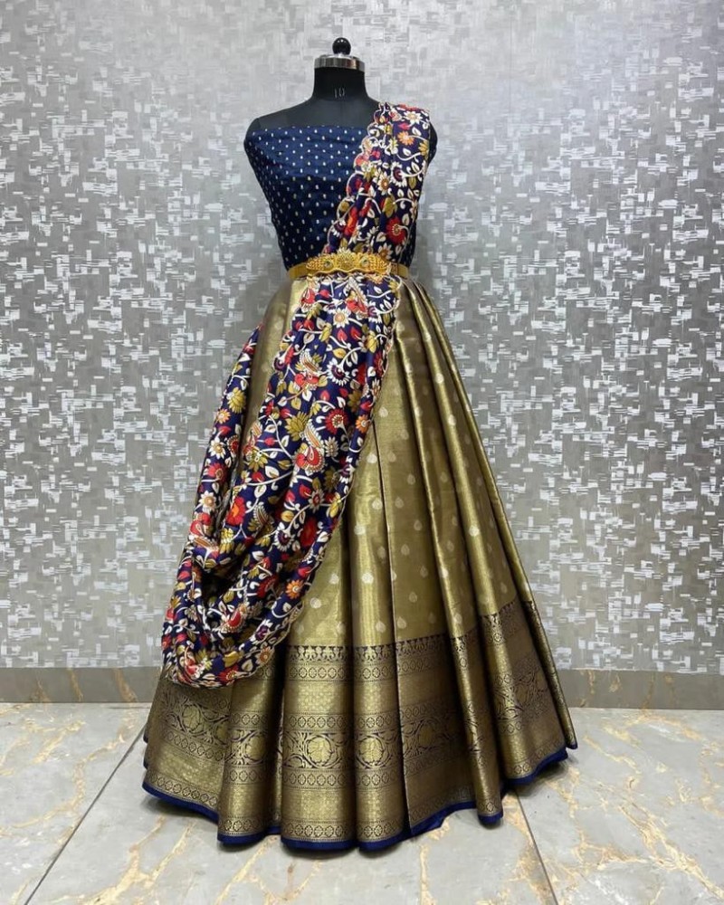 Unstitched deals lehenga flipkart