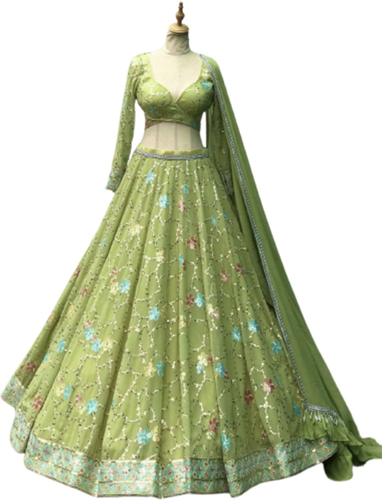 Flipkart deals silk lehenga