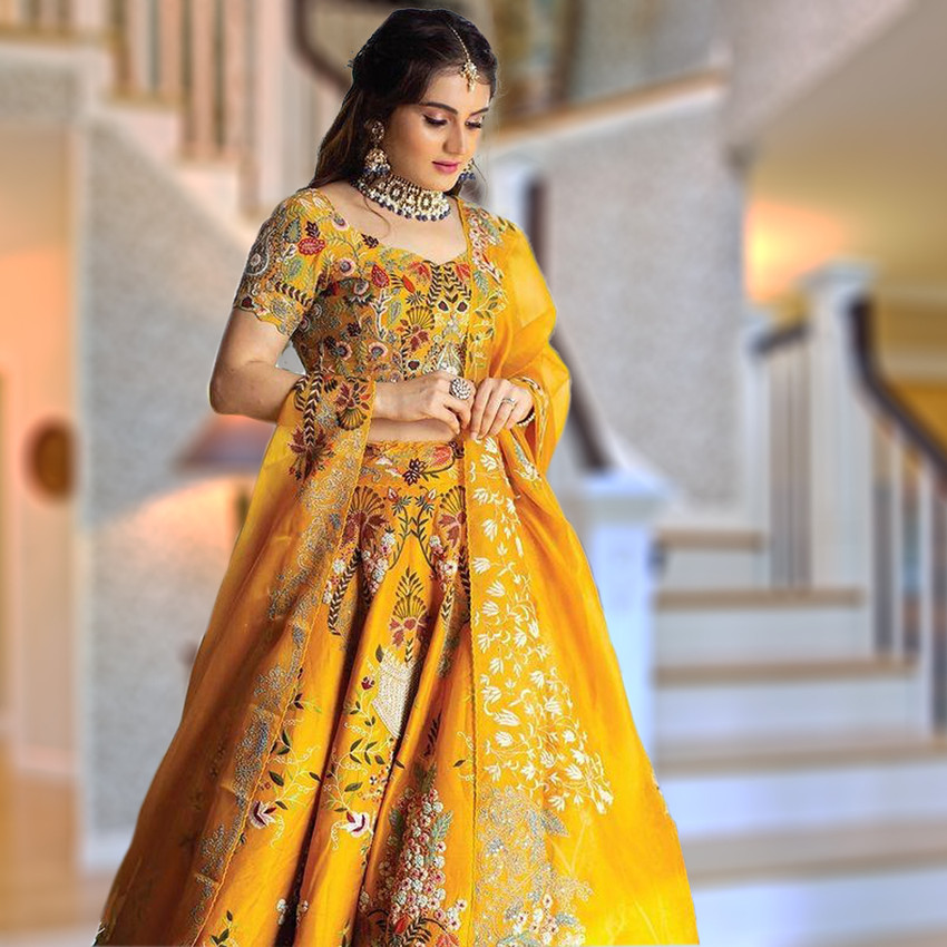 Flipkart wedding lehenga choli hot sale